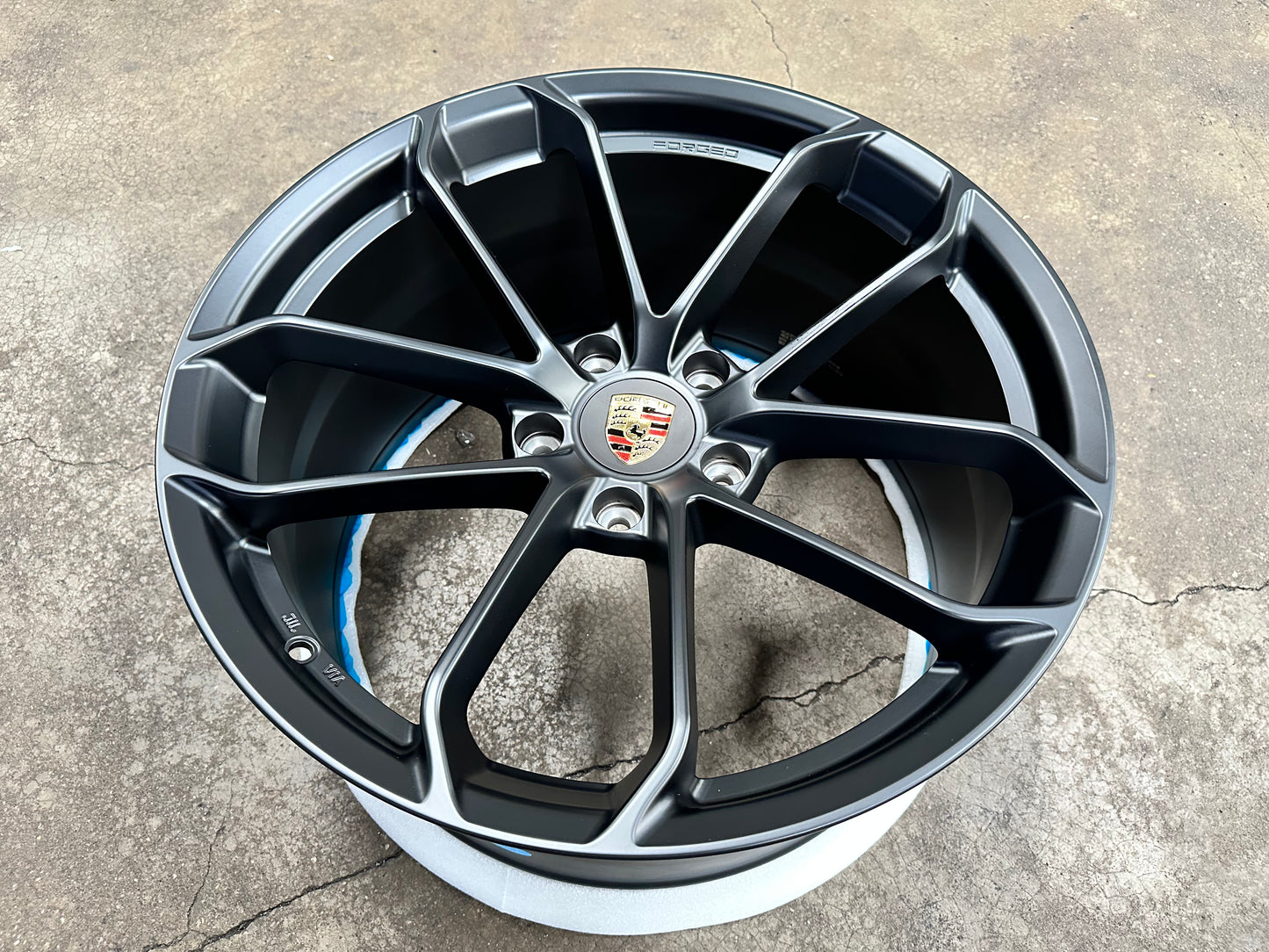 New 20x8.5 ET48 20x10.5 ET43 Overdrive Forged GT4 Porsche (4 wheel) 5x130 Matte Black