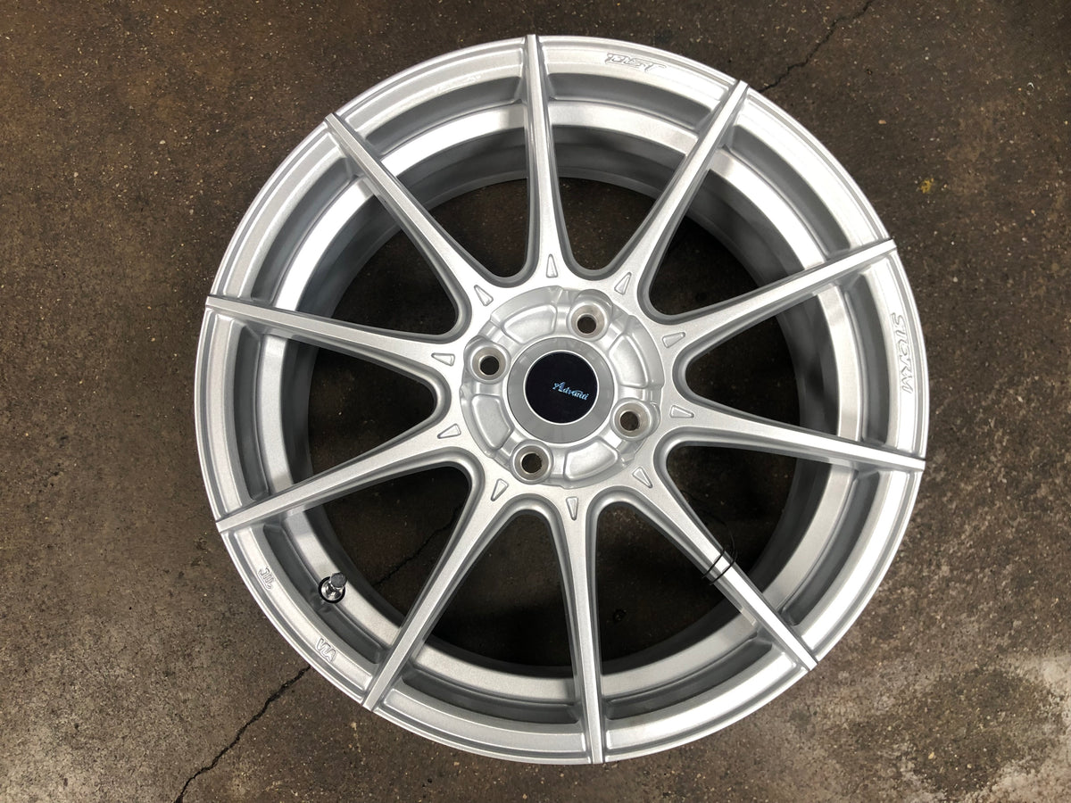 New 16X7 ET38 Advanti Storm S1 Rim (4 wheel) Gloss Silver 4X100