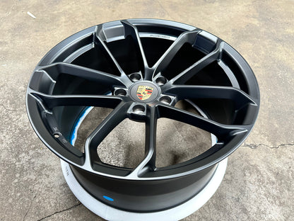 New 20x8.5 ET48 20x10.5 ET43 Overdrive Forged GT4 Porsche (4 wheel) 5x130 Matte Black