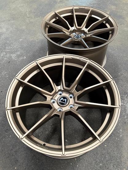 New 20x10 ET12 20x11 ET15 Motec MCR2 Ultralight (4 wheel) 5x112 Bronze