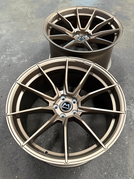 New 20x10 ET12 20x11 ET15 Motec MCR2 Ultralight (4 wheel) 5x112 Bronze