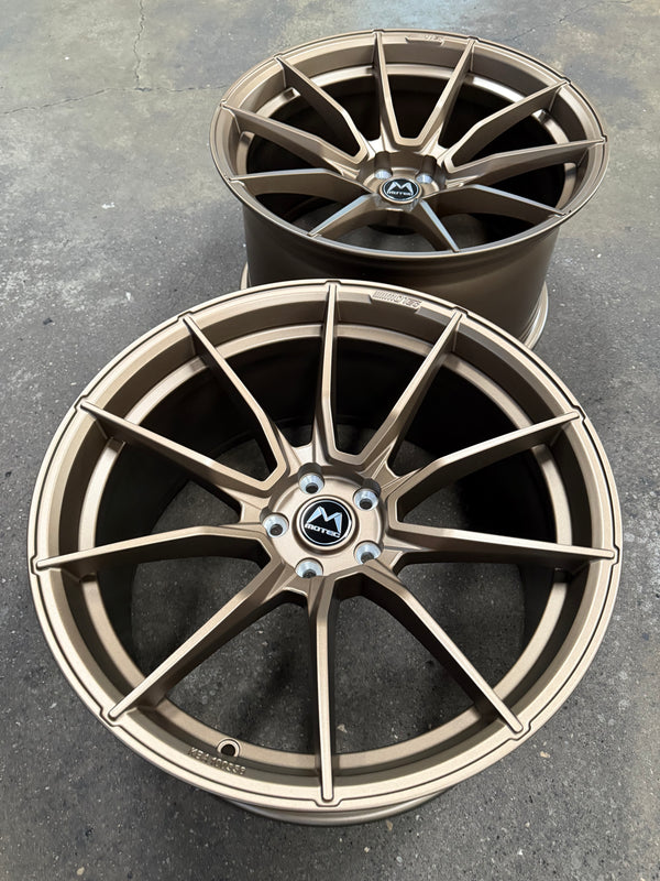 New 20x10 ET12 20x11 ET15 Motec MCR2 Ultralight (4 wheel) 5x112 Bronze
