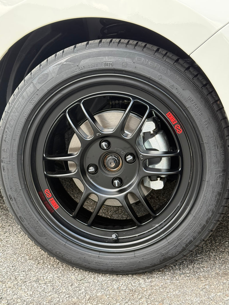 New 16x7 ET43 Enkei Racing RPF1 Rim (4 wheel) Silver 4x100
