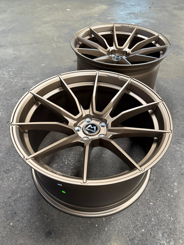 New 20x10 ET12 20x11 ET15 Motec MCR2 Ultralight (4 wheel) 5x112 Bronze
