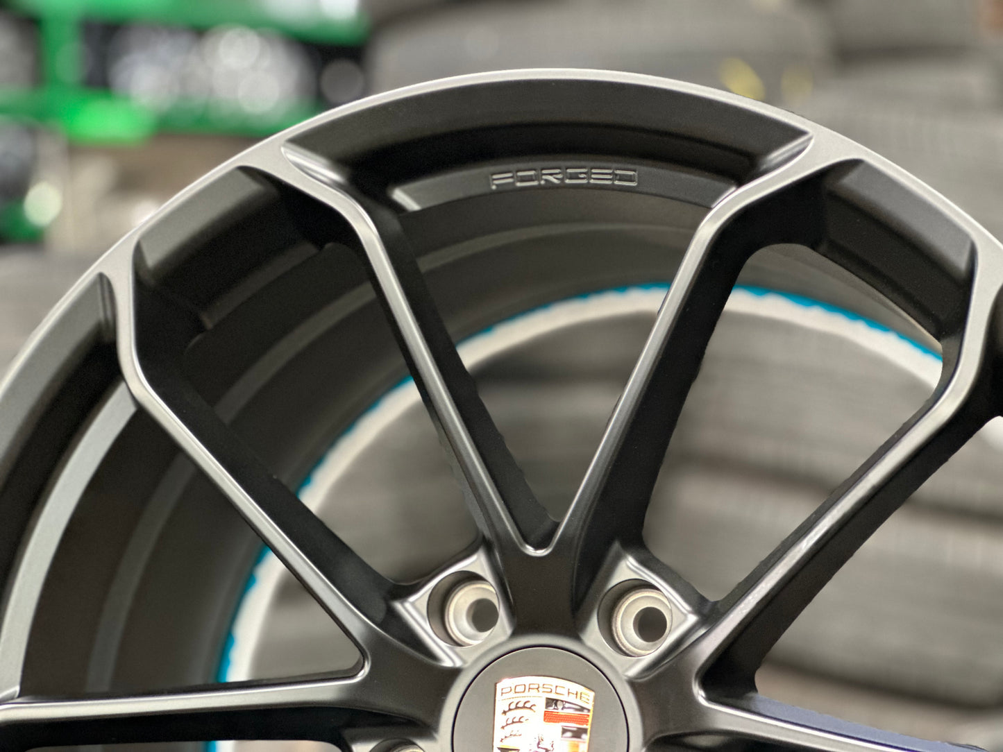 New 20x8.5 ET48 20x10.5 ET43 Overdrive Forged GT4 Porsche (4 wheel) 5x130 Matte Black