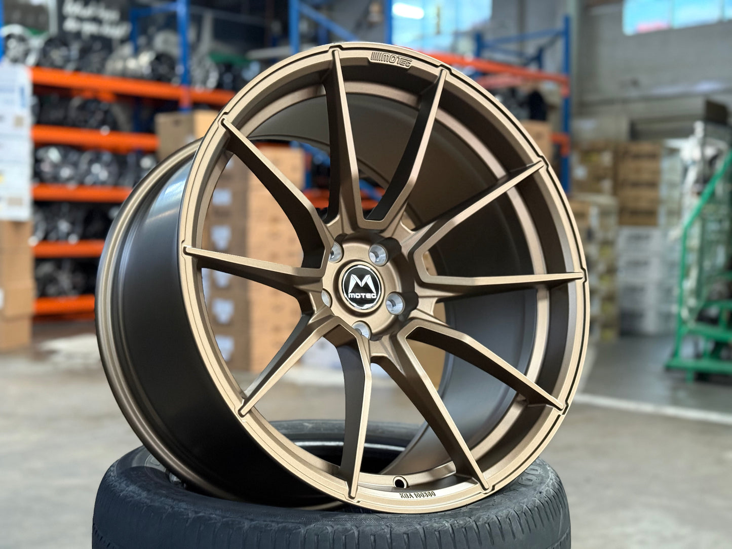 New 20x10 ET12 20x11 ET15 Motec MCR2 Ultralight (4 wheel) 5x112 Bronze