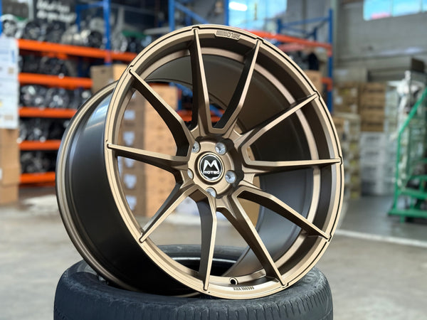 New 20x10 ET12 20x11 ET15 Motec MCR2 Ultralight (4 wheel) 5x112 Bronze