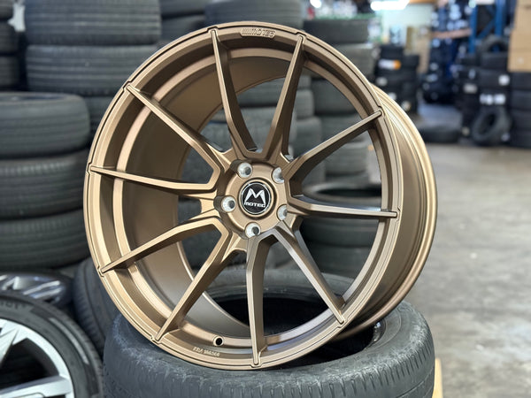 New 20x10 ET12 20x11 ET15 Motec MCR2 Ultralight (4 wheel) 5x112 Bronze