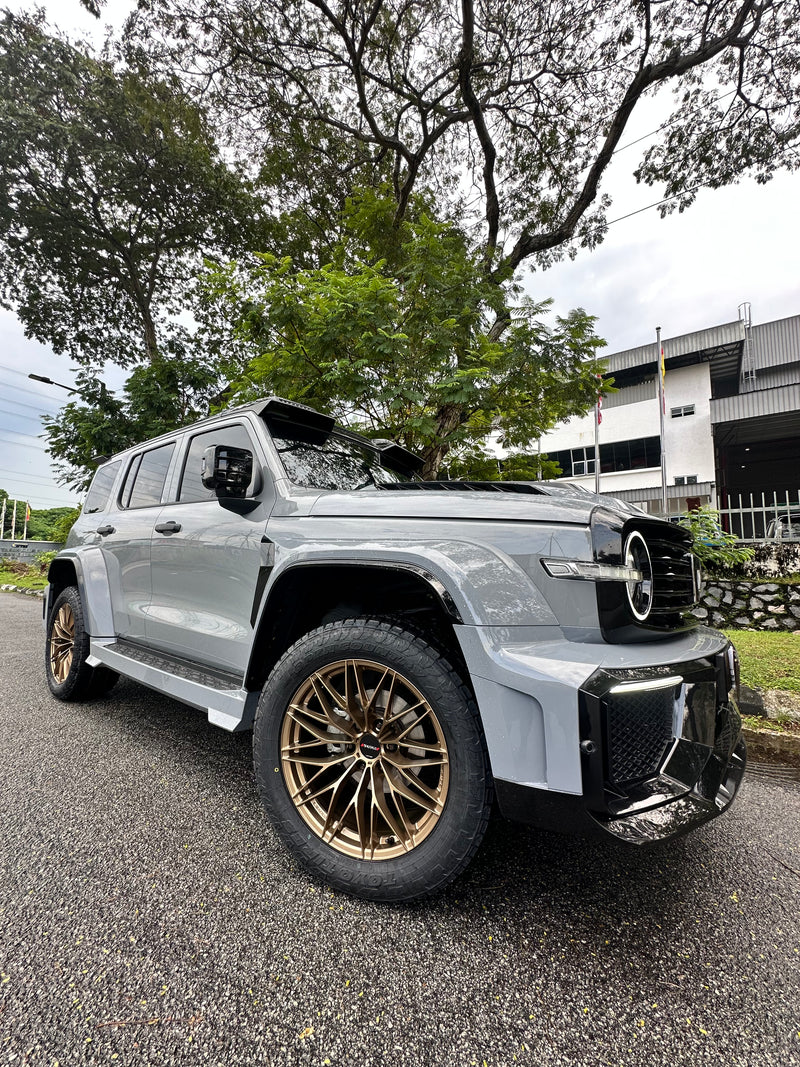New 20X9.5 ET15 Lenso VT4 Rim (4 wheel) Matt Black 6X139.7