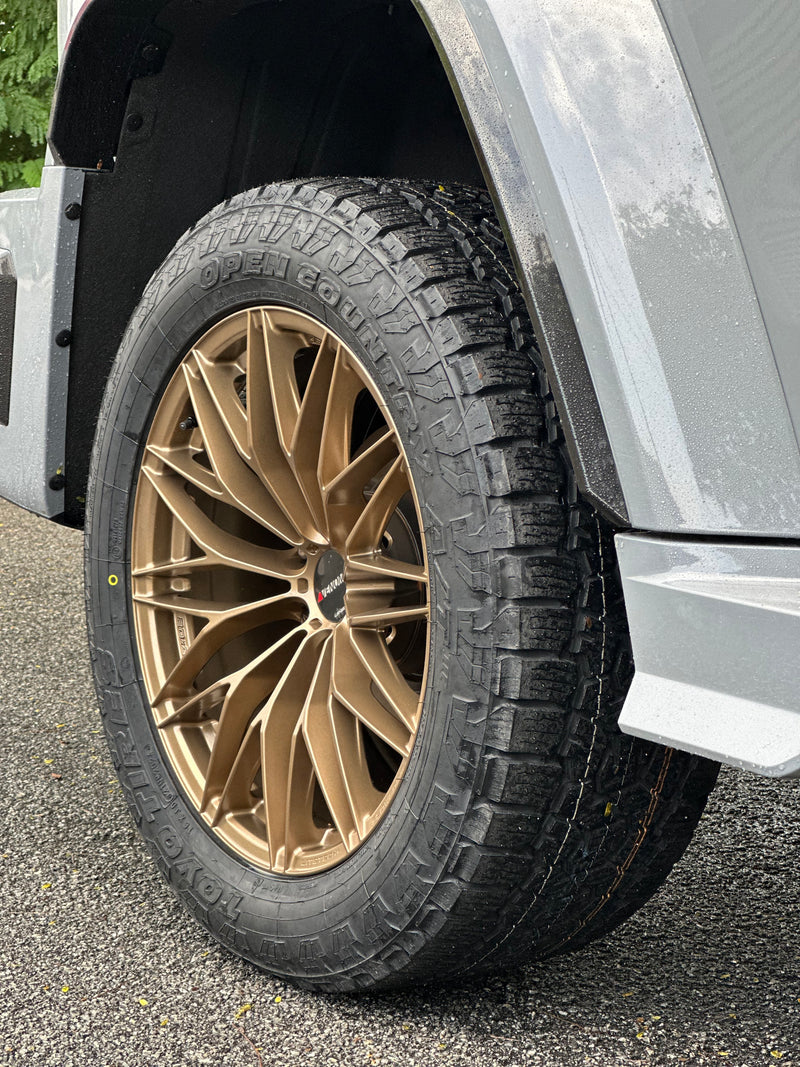 New 20X9.5 ET15 Lenso VT4 Rim (4 wheel) Matt Black 6X139.7