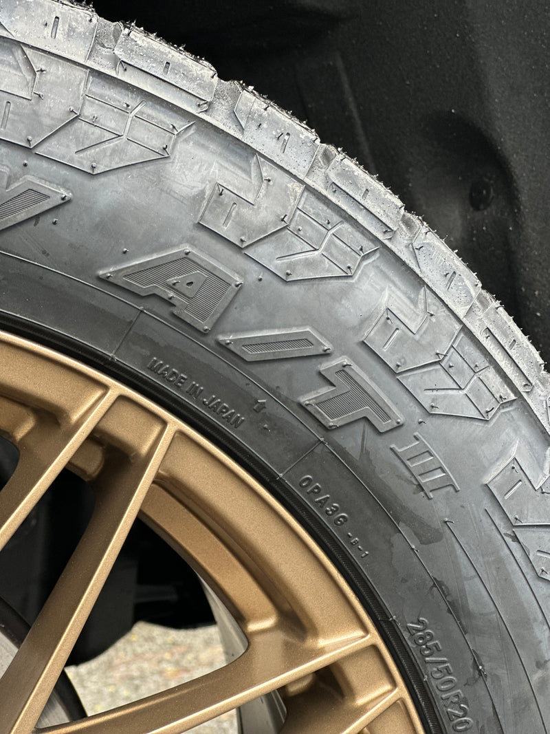 New 20X9.5 ET15 Lenso VT4 Rim (4 wheel) Matt Black 6X139.7