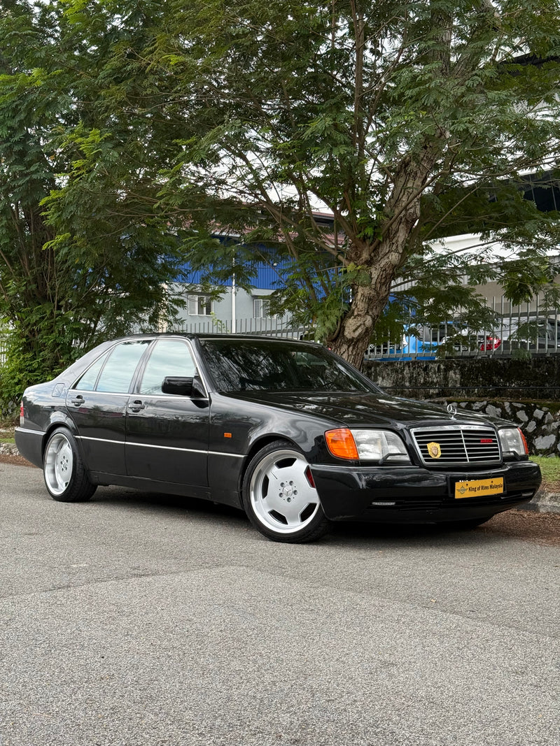 New 19x8.5 Front 19x9.5 Rear ET35 Mercedes Classic Monoblock Design Silver 5x112 (4 Wheels)