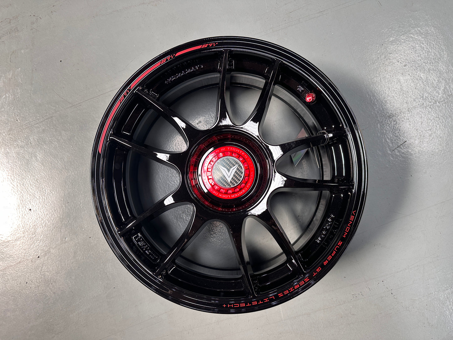 New 16x7 ET35 Lenso VNK Rim (4 wheel) Gloss Black 4x114.3