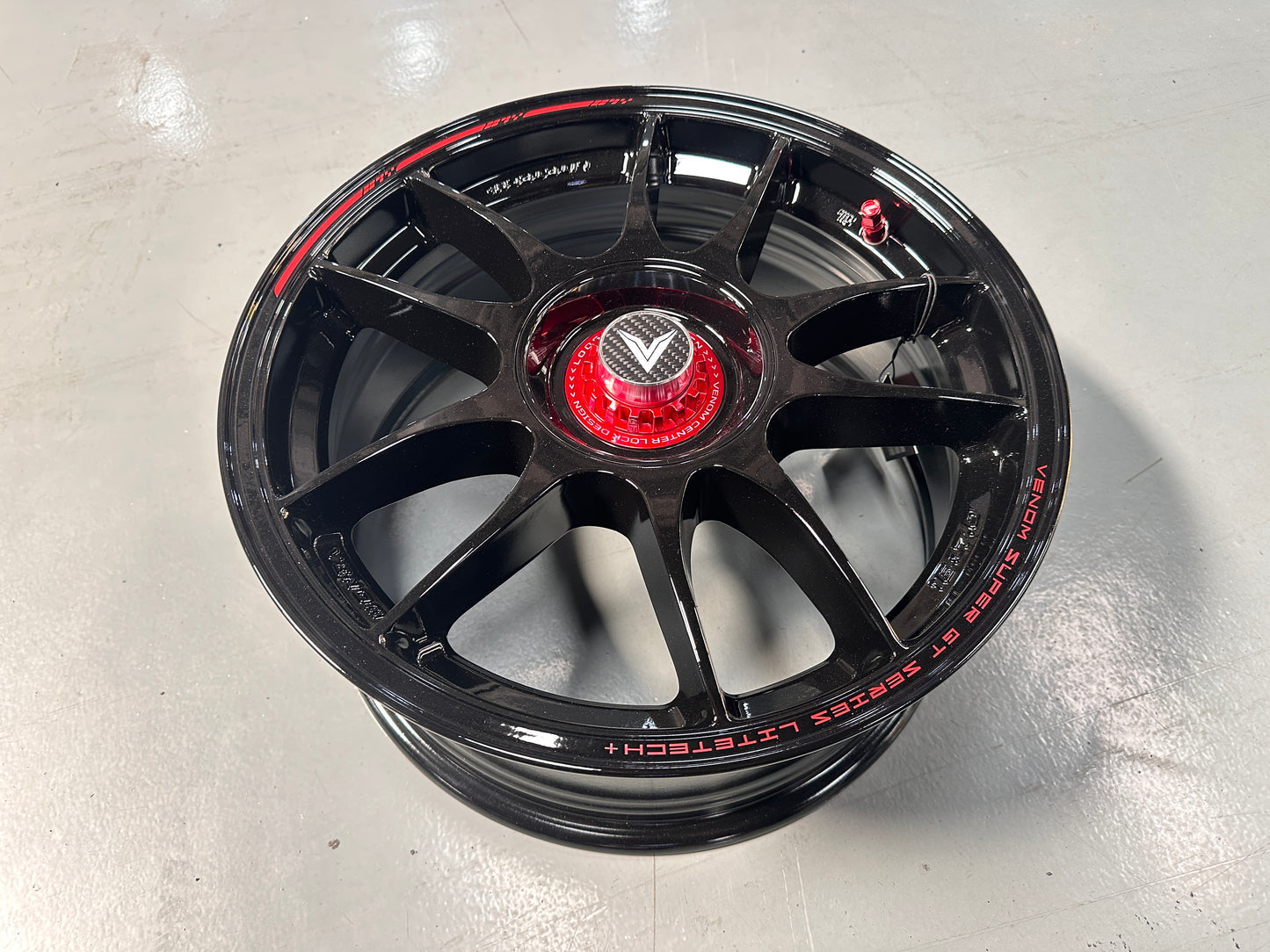 New 16x7 ET35 Lenso VNK Rim (4 wheel) Gloss Black 4x114.3