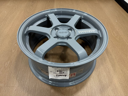 New 16X7 ET40 AOW Flow Formed TE37 Sonic Rim (4 wheel) Arm Grey (WE) 4X100