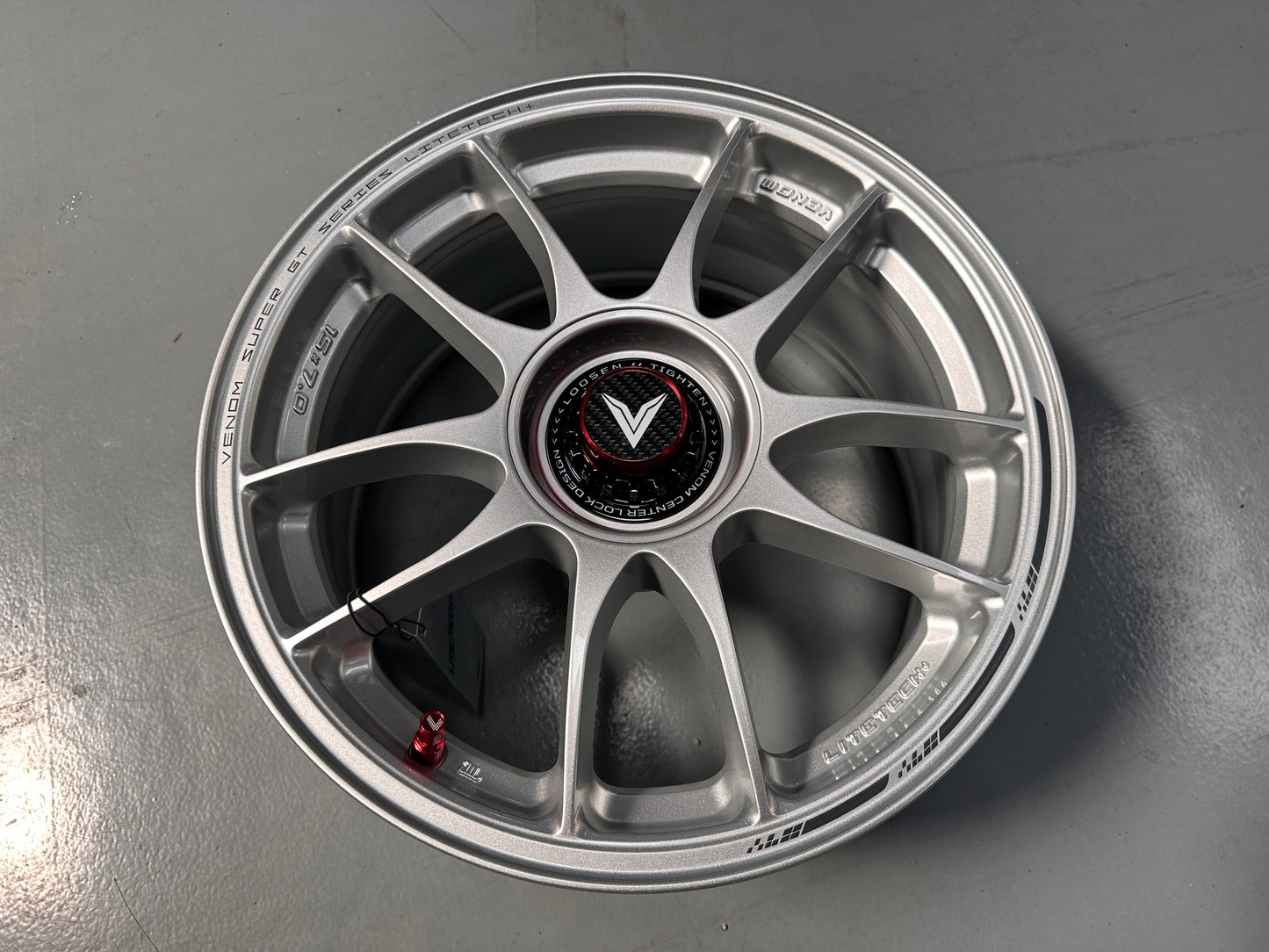 NEW 15X7 ET35 Lenso VNK Rim (4 wheel) 4X100 Silver