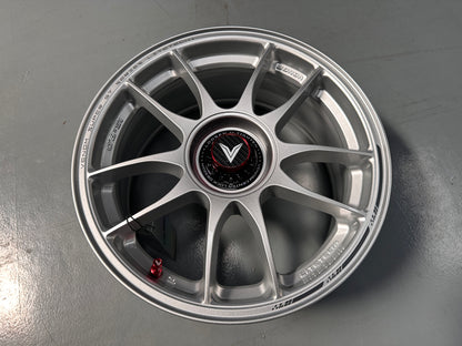 NEW 15X7 ET35 Lenso VNK Rim (4 wheel) 4X100 Silver