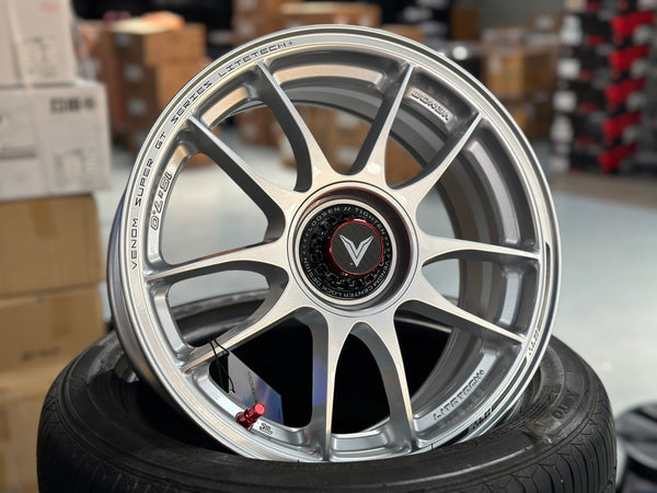 NEW 15X7 ET35 Lenso VNK Rim (4 wheel) 4X100 Silver