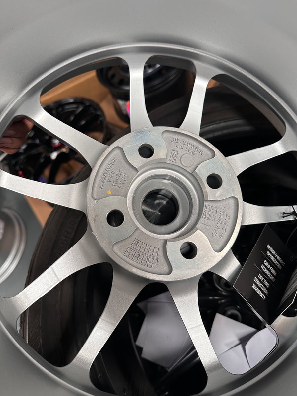 NEW 15X7 ET35 Lenso VNK Rim (4 wheel) 4X100 Silver