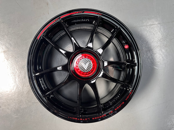 NEW 15x7 ET35 Lenso VNK Rim (4 wheel) 4X100 Black