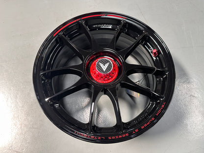 NEW 15x7 ET35 Lenso VNK Rim (4 wheel) 4X100 Black