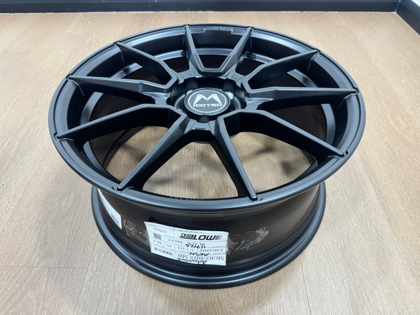 NEW 18X8 ET45 Motec MCR2 Rim (4 wheel) Matte Black 5X112