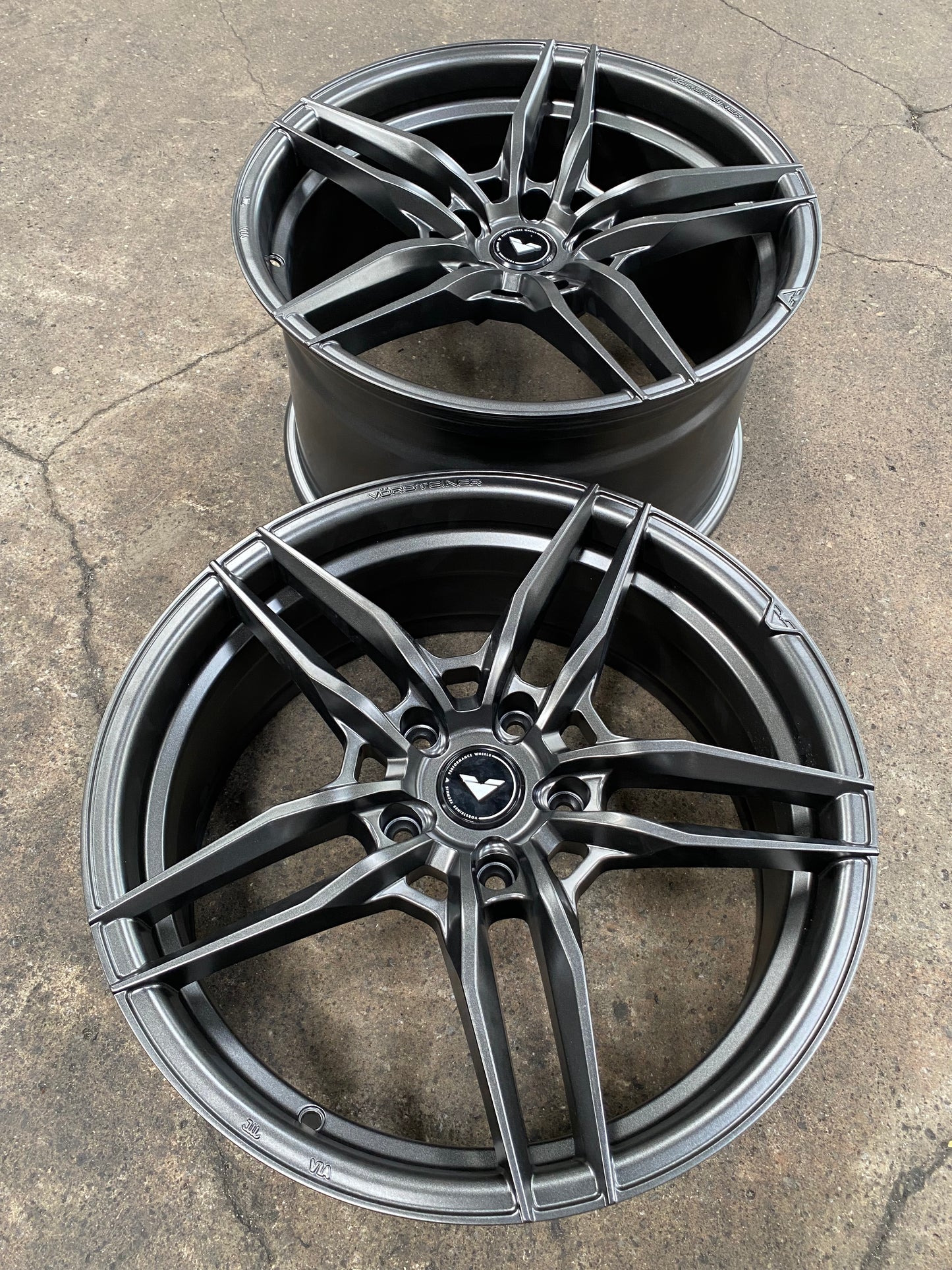 New 20x8.5 ET45 20x11 ET55 Vorsteiner VFF110 (4 wheel) 5x130 Matte Grey