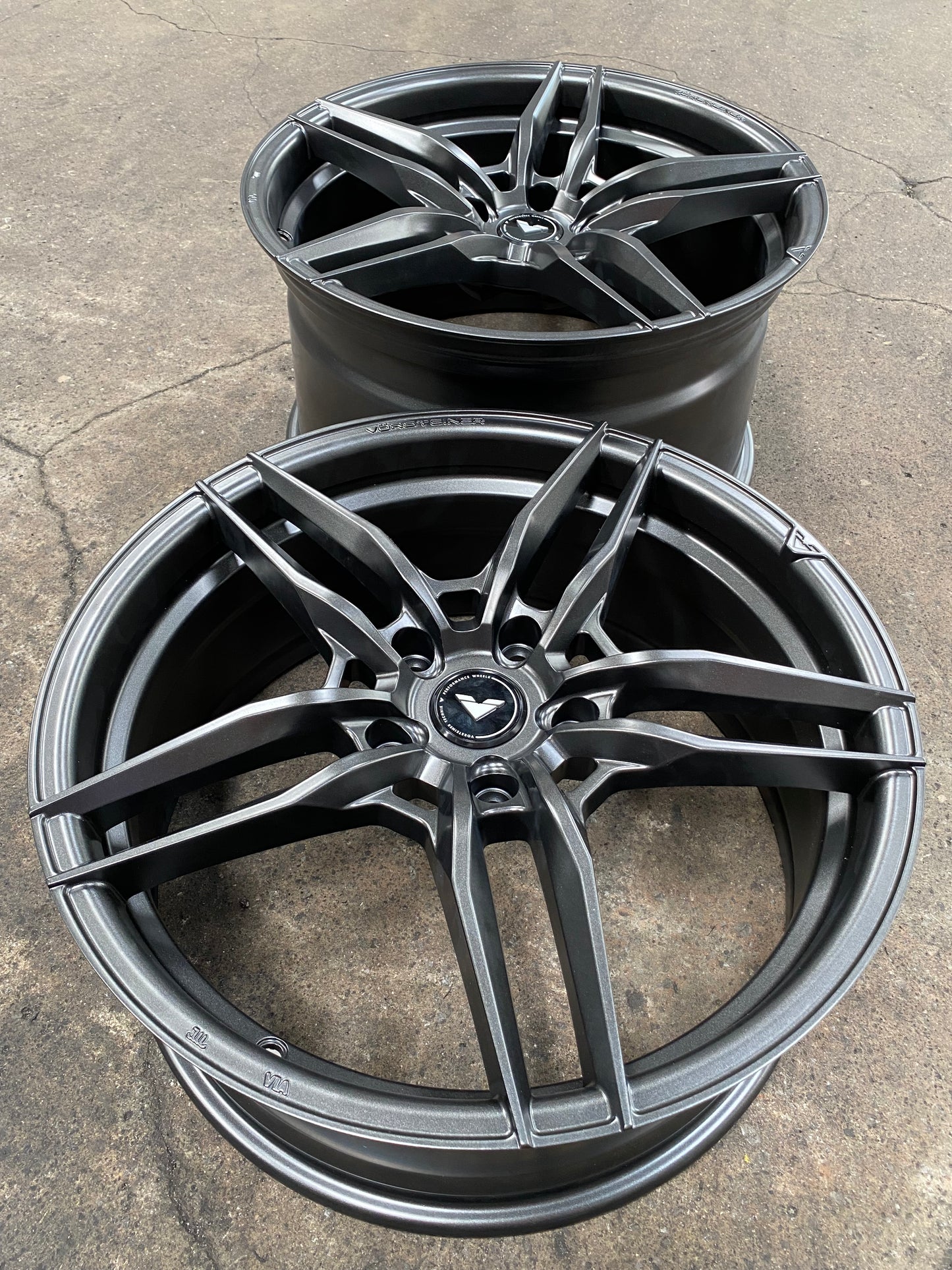 New 20x8.5 ET45 20x11 ET55 Vorsteiner VFF110 (4 wheel) 5x130 Matte Grey