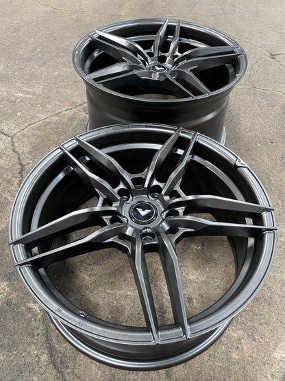 New 20x8.5 ET45 20x11 ET55 Vorsteiner VFF110 (4 wheel) 5x130 Matte Grey