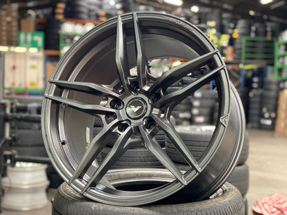 New 20x8.5 ET45 20x11 ET55 Vorsteiner VFF110 (4 wheel) 5x130 Matte Grey