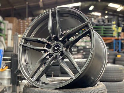 New 20x8.5 ET45 20x11 ET55 Vorsteiner VFF110 (4 wheel) 5x130 Matte Grey