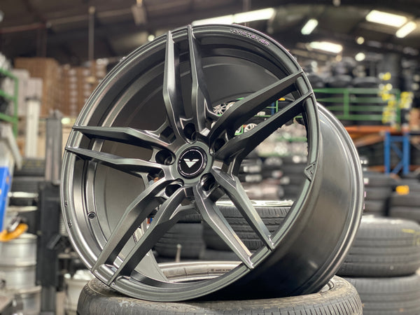 New 20x8.5 ET45 20x11 ET55 Vorsteiner VFF110 (4 wheel) 5x130 Matte Grey