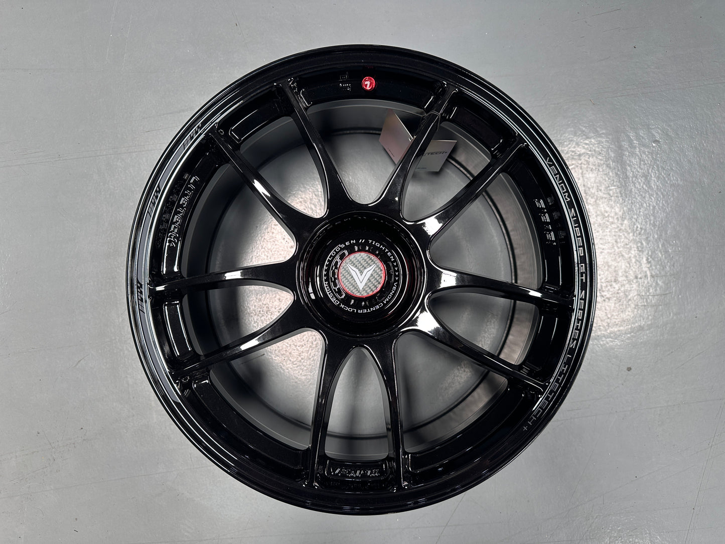 NEW 18x8.5 ET35 Lenso VNK (4 wheel) 5X114.3 Black