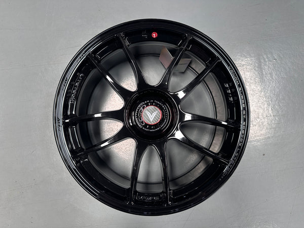 NEW 18x8.5 ET35 Lenso VNK (4 wheel) 5X114.3 Black