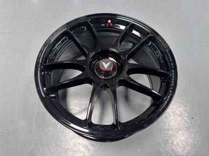 NEW 18x8.5 ET35 Lenso VNK (4 wheel) 5X114.3 Black
