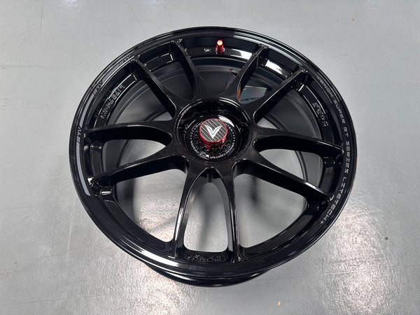 NEW 18x8.5 ET35 Lenso VNK (4 wheel) 5X114.3 Black