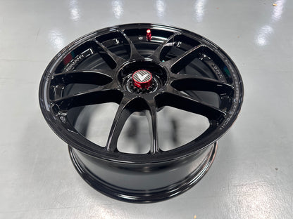 NEW 18x8.5 ET35 Lenso VNK (4 wheel) 5X114.3 Black