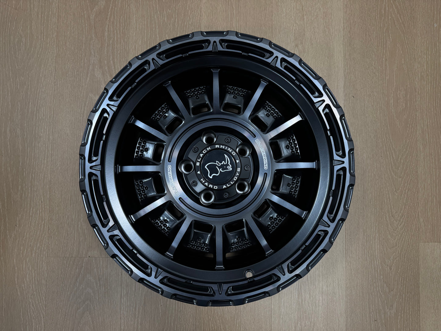 NEW 17X9J ET-12 Black Rhino Legion Rim (4 Wheel) Matte Black Grey Tint 5X127