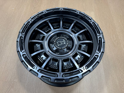 NEW 17X9J ET-12 Black Rhino Legion Rim (4 Wheel) Matte Black Grey Tint 5X127