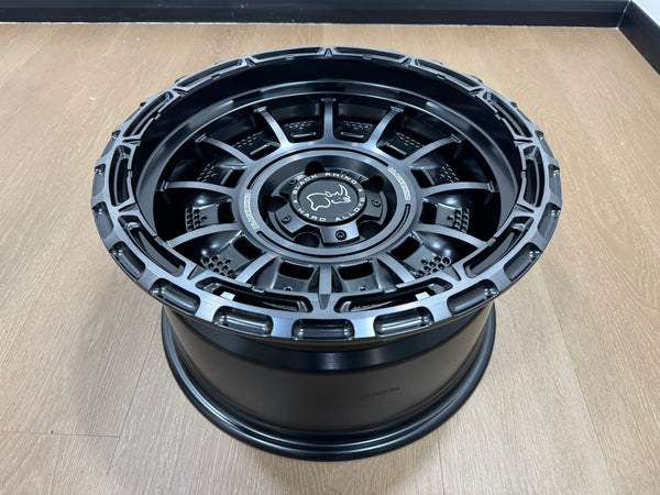 NEW 17X9J ET-12 Black Rhino Legion Rim (4 Wheel) Matte Black Grey Tint 5X127