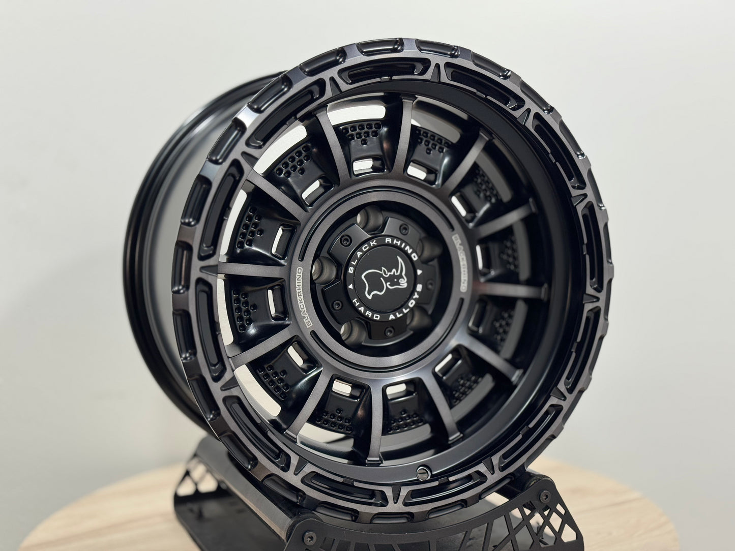 NEW 17X9J ET-12 Black Rhino Legion Rim (4 Wheel) Matte Black Grey Tint 5X127