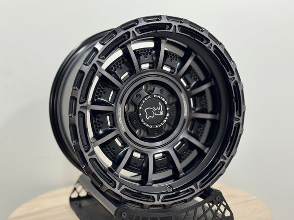 NEW 17X9J ET-12 Black Rhino Legion Rim (4 Wheel) Matte Black Grey Tint 5X127