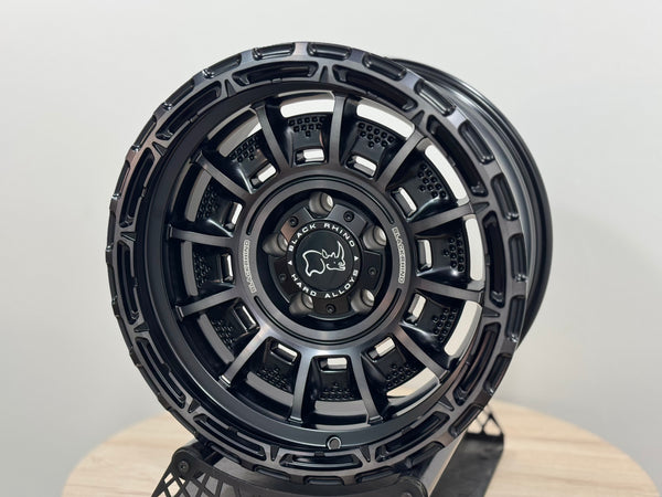 NEW 17X9J ET-12 Black Rhino Legion Rim (4 Wheel) Matte Black Grey Tint 5X127