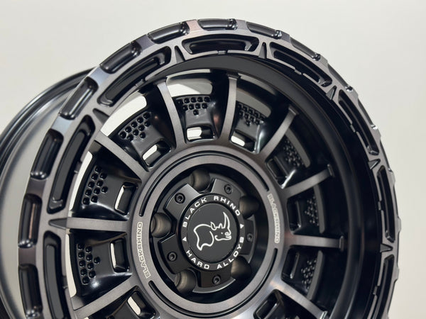 NEW 17X9J ET-12 Black Rhino Legion Rim (4 Wheel) Matte Black Grey Tint 5X127