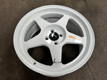 New 17X8 ET40 NK Performance Spoon Design Rim (4 wheel) Gloss White 4X100