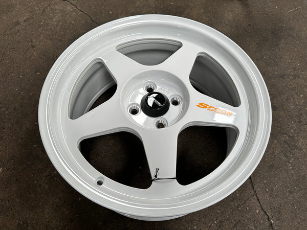 New 17X8 ET40 NK Performance Spoon Design Rim (4 wheel) Gloss White 4X100