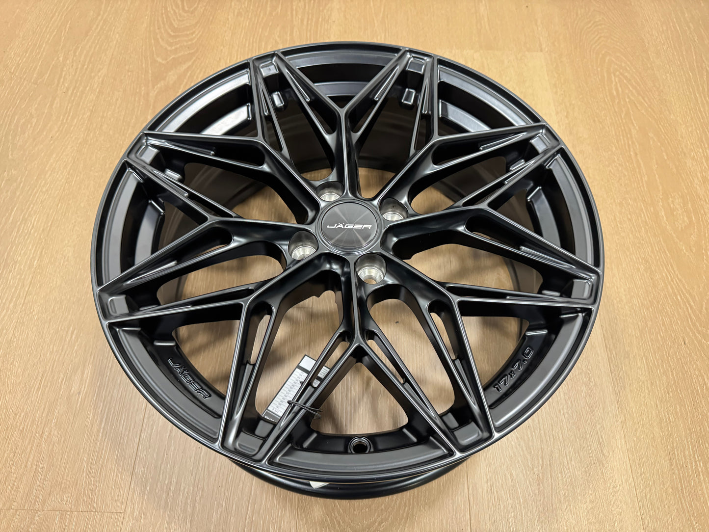 New 17x7 ET35 Lenso Buck (4 wheel) 4x100 Satin Black