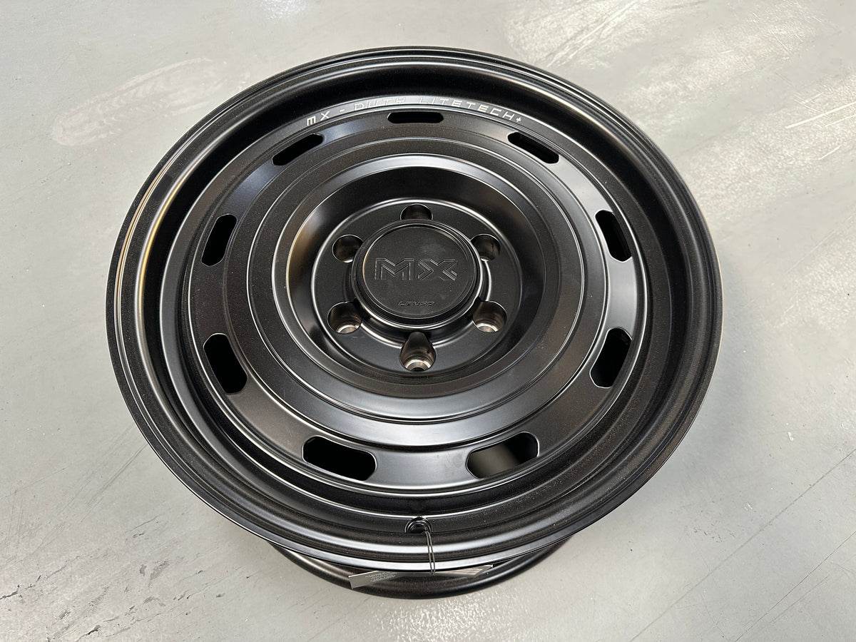 New 17X8.5 ET20 Lenso Duty Rim (4 wheel) Matt Black 6X139.7