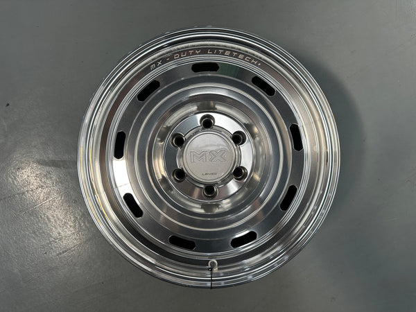 New 17X8.5 ET20 Lenso Duty Rim (4 wheel) Silver Polished 6X139.7
