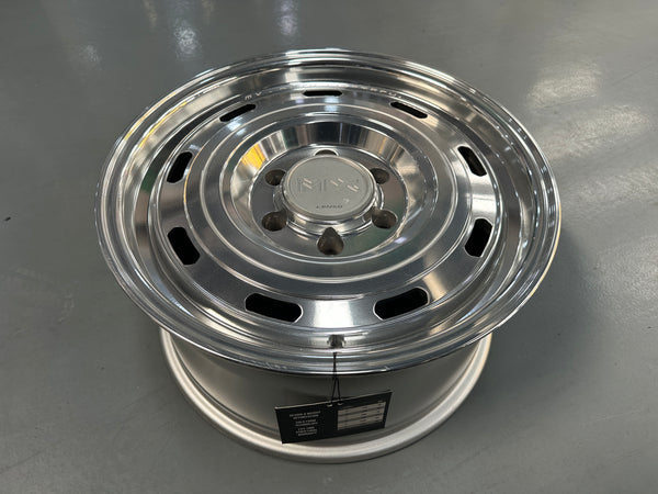 New 17X8.5 ET20 Lenso Duty Rim (4 wheel) Silver Polished 6X139.7